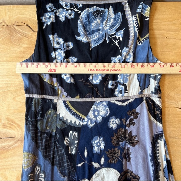 VASNA DRESS M BOHEMIAN FLORAL TIERED EMBROIDERED FESTIVAL ARTISANAL FEMININE - Picture 9 of 13